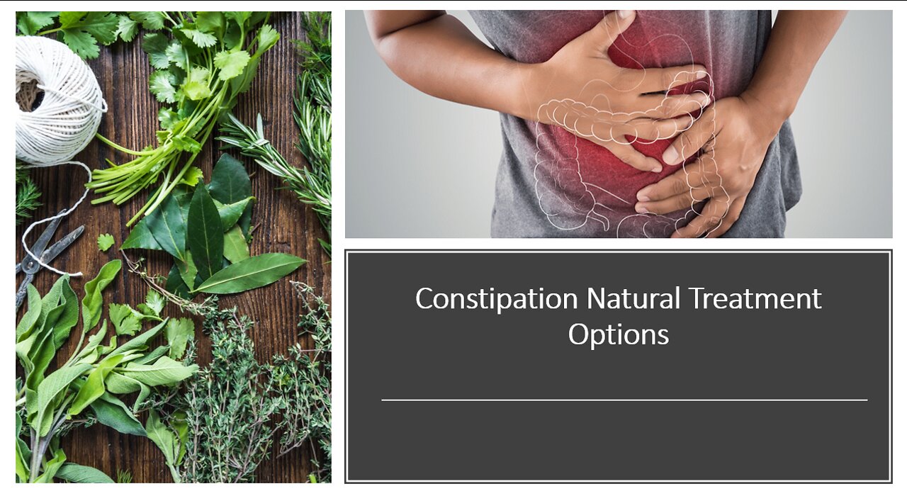 Constipation Natural Treatment Options