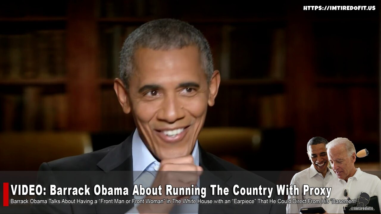 VIDEO: Barrack Obama About Running The Country With Proxy