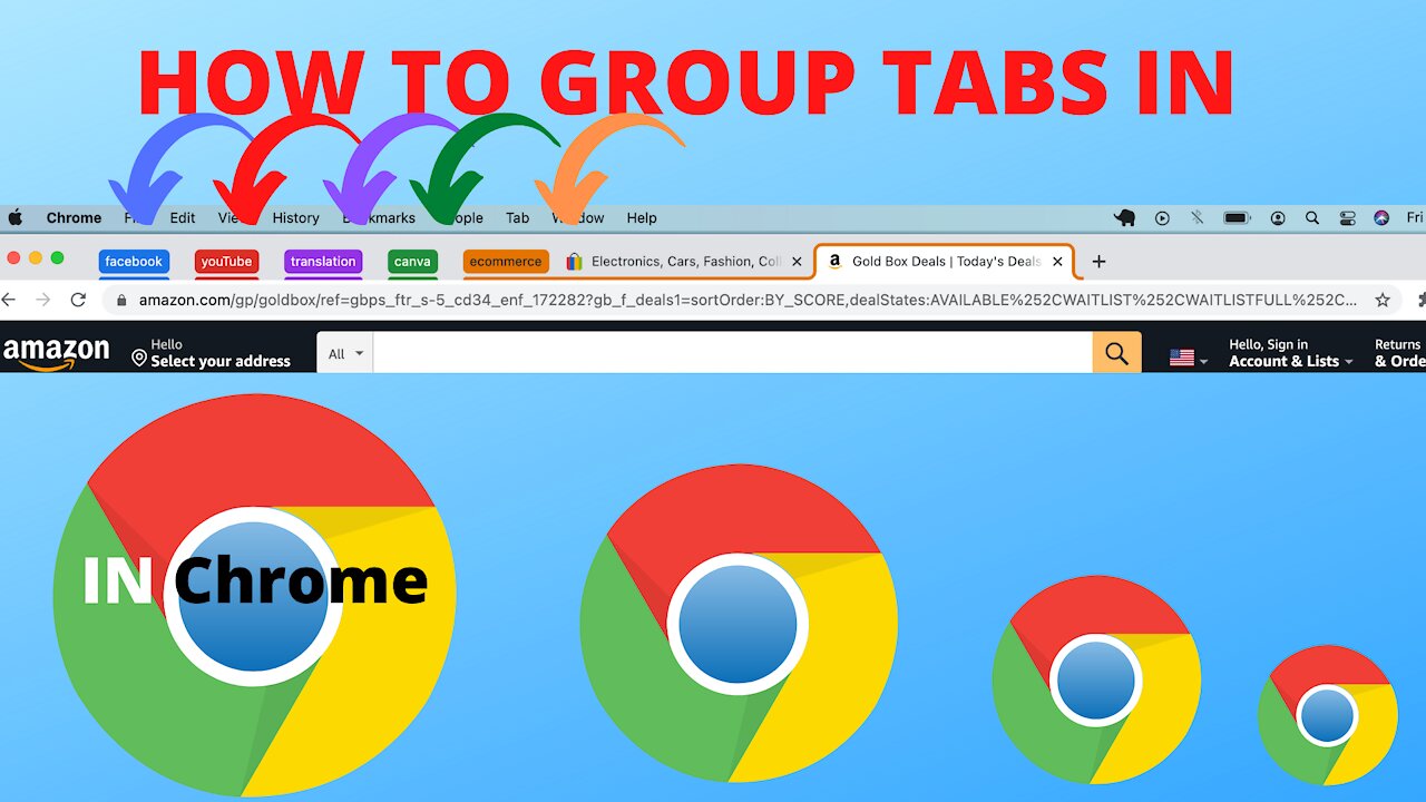 How to group tabs in google chrome?