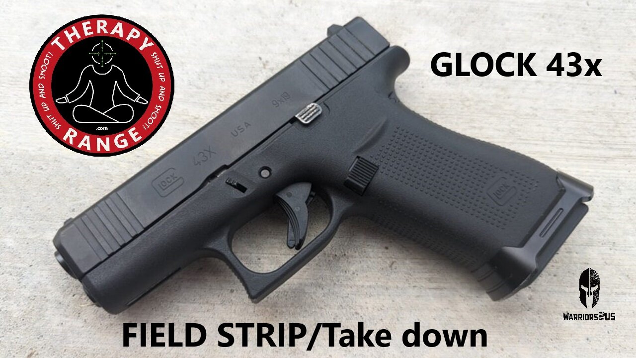 Glock 43x Field Strip/Take Down