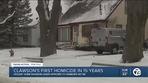 “It's still surreal to all of us.” Neighbors detail bizarre scene that led to Clawson first homicide since 2004