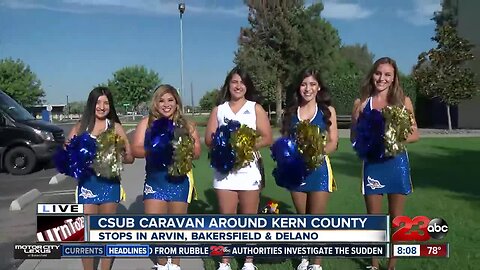 CSUB caravan touring Kern County before academic and athletic year