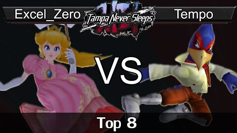 Excel_Zero (Peach) vs. Tempo (Falco) - Melee Top 16 - TNS 6