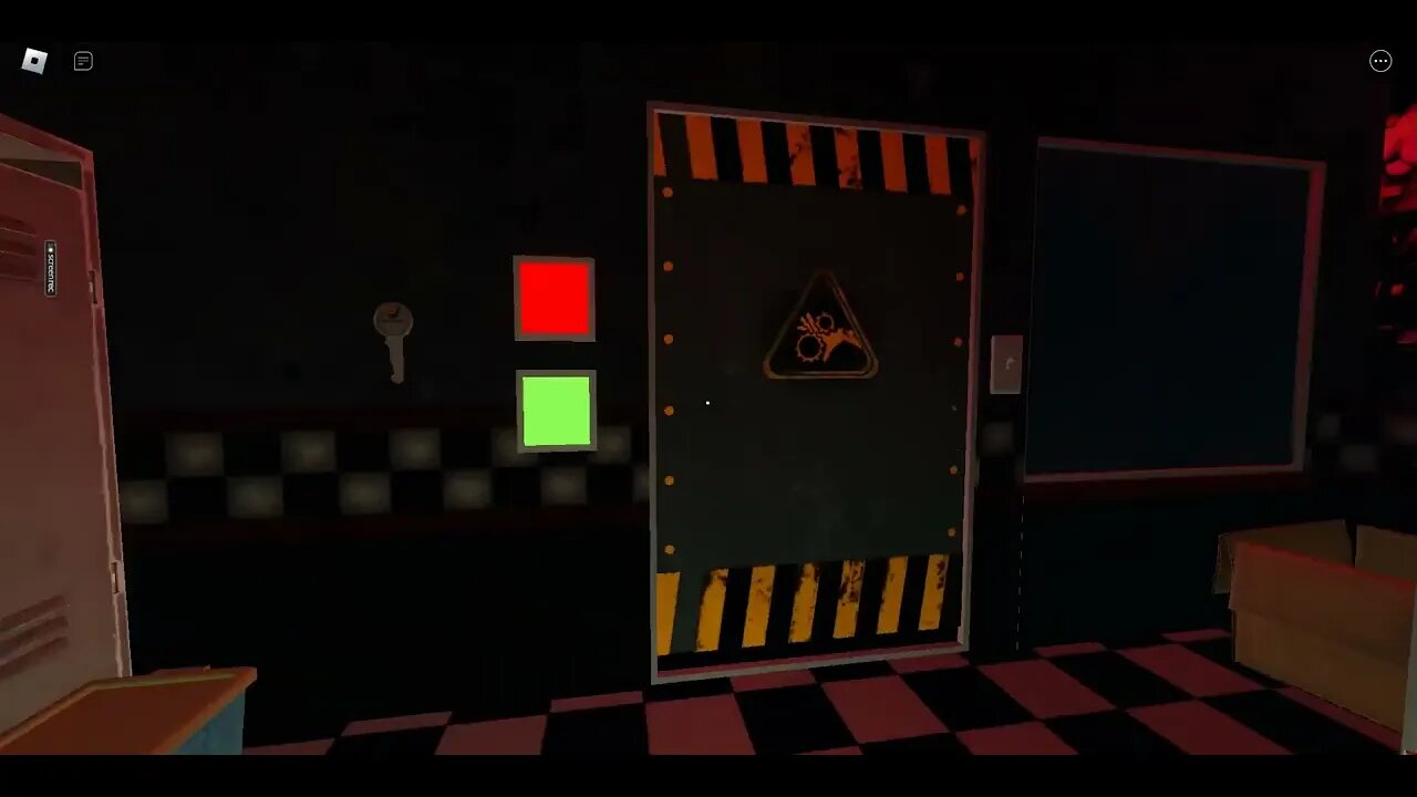 jogando FNAF eu quase infartei(roblox FNAF)