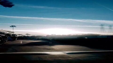 to walk off into the sky