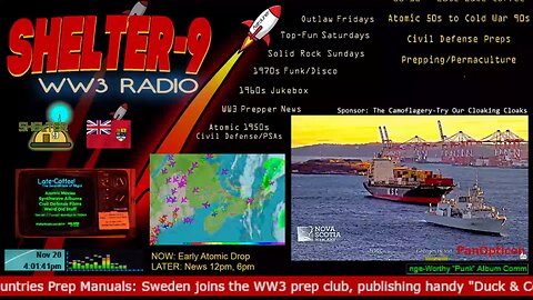 24/7 WW3 FM | Nov18-22 | Music-Wx-Prepper News