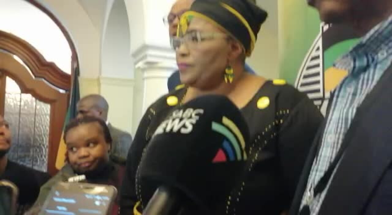 SOUTH AFRICA - Cape Town - Cyril Registers for 6th Parliament and attends ANC Caucus (Video) (sZk)