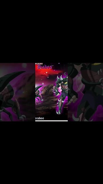 Os Cavaleiros Do Zodíaco - Espectro De Hades Stand De Scarabee Anime