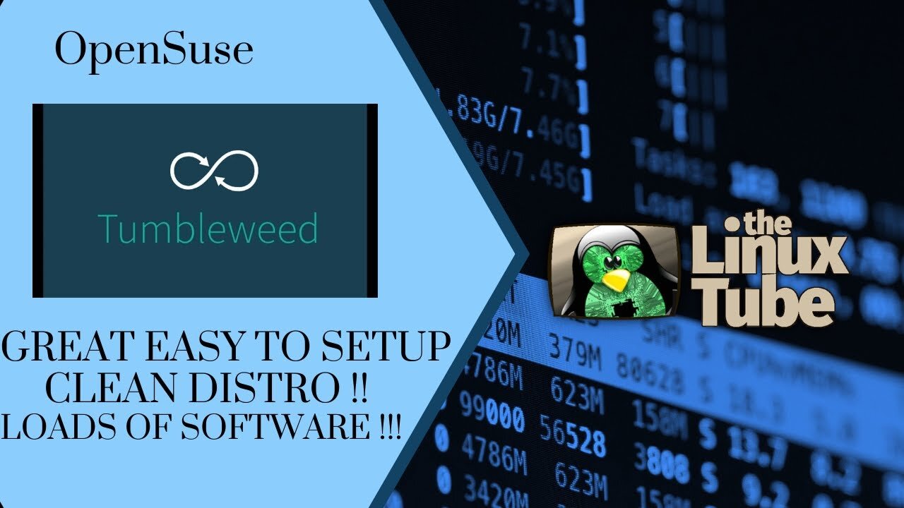 Linux Install OpenSuse Tumbleweed | Fast and Flexible Distro.