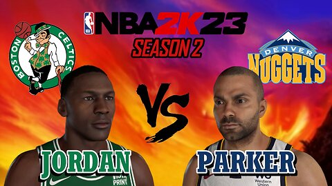 Jordan vs Parker - Celtics vs Nuggets - Season 2: Game 18 - MyLeague: All-Time Legends #nba2k23