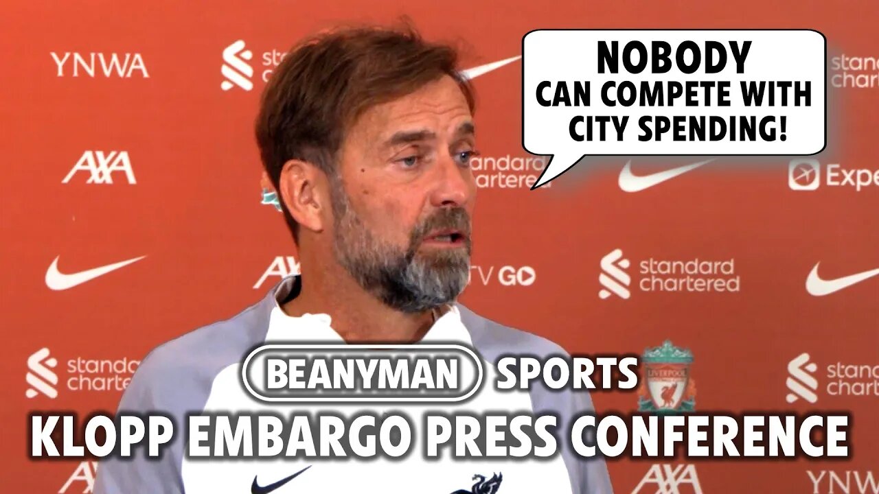 'NOBODY CAN COMPETE WITH CITY!' | Liverpool v Man City | Jurgen Klopp Embargo press conference