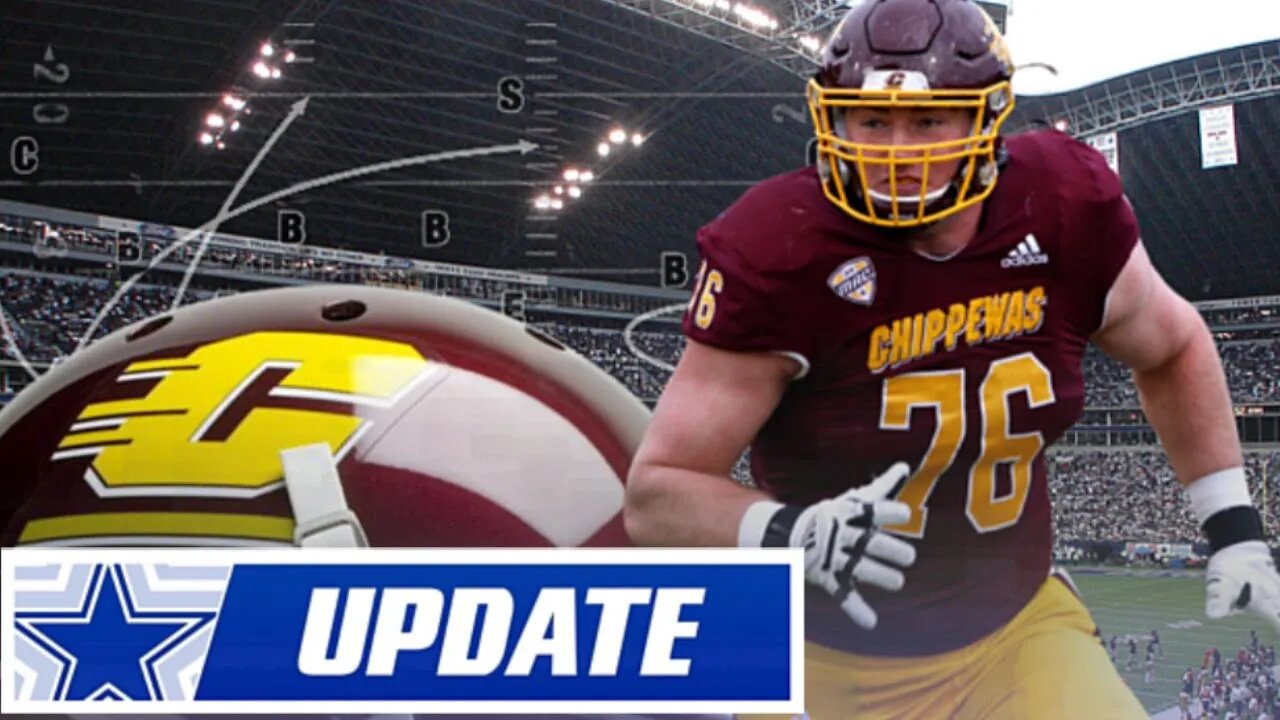 The Cowboys met with Central Michigan OT Bernhard Raimann | Observation