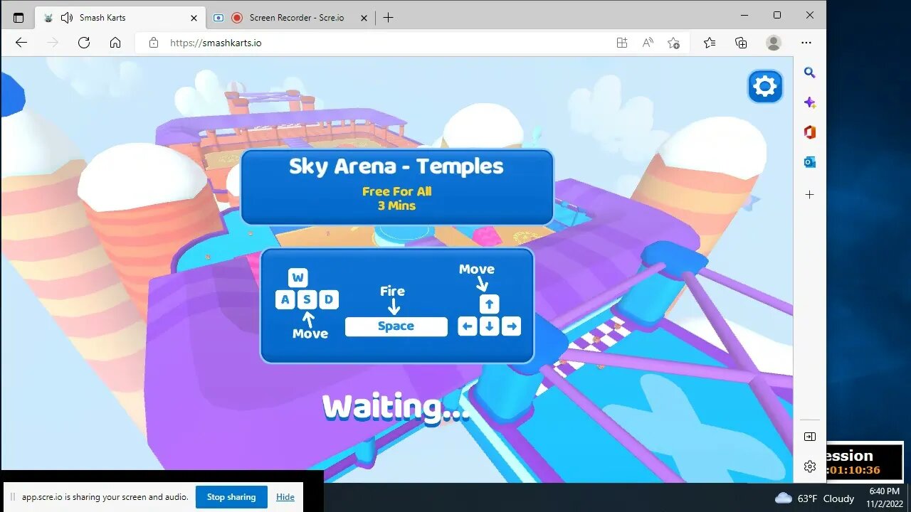 #SmashKarts Arena #001 (Sky Arena Temples)