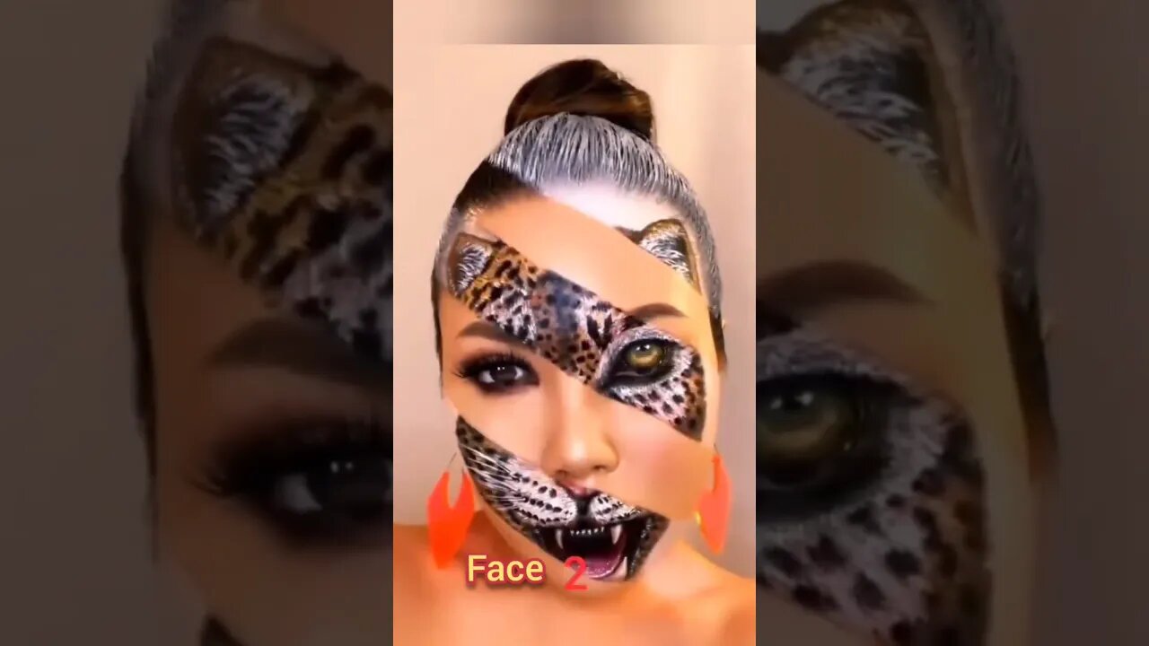 Amazing face makeup #shorts #ytshorts #omg