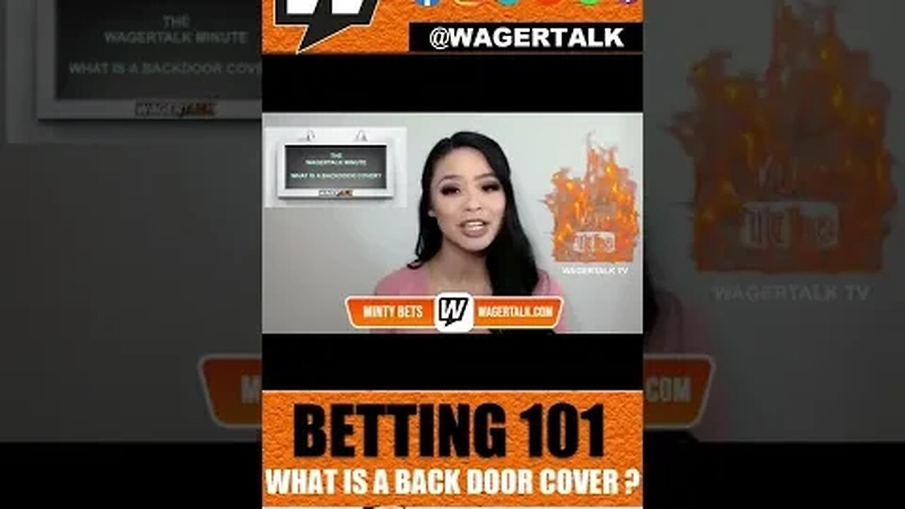 What Is a Backdoor Cover in Sports Betting? | Sports Betting 101 | ⏱️WagerTalk Minute #Shorts