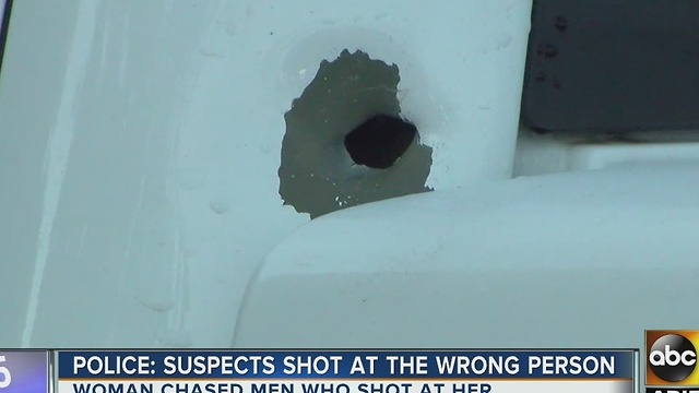 Woman shot at chases her attackers on Loop 101
