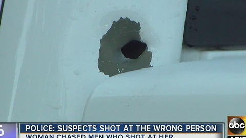 Woman shot at chases her attackers on Loop 101