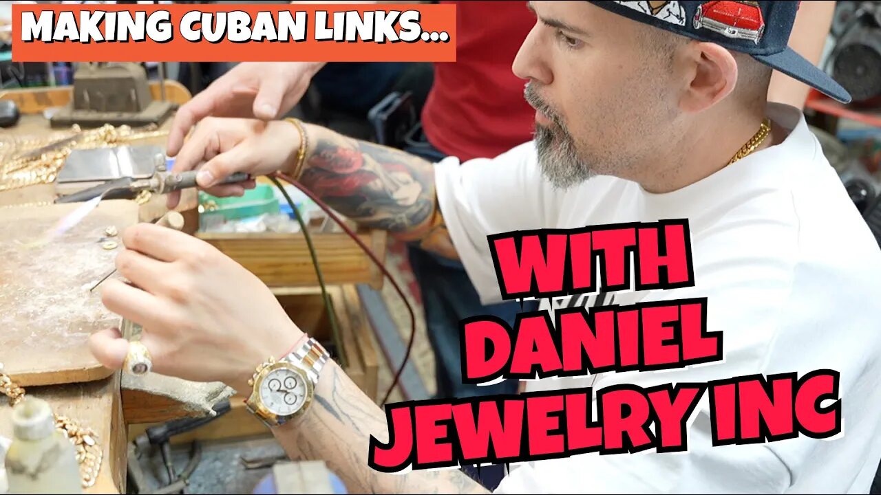 MAKING MIAMI CUBAN LINKS WITH DANIEL JEWELRY INC!