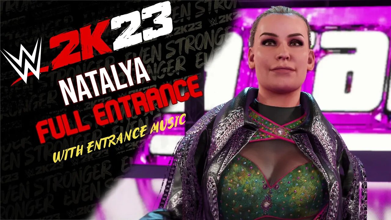 WWE 2k23 Natalya Full Entrance