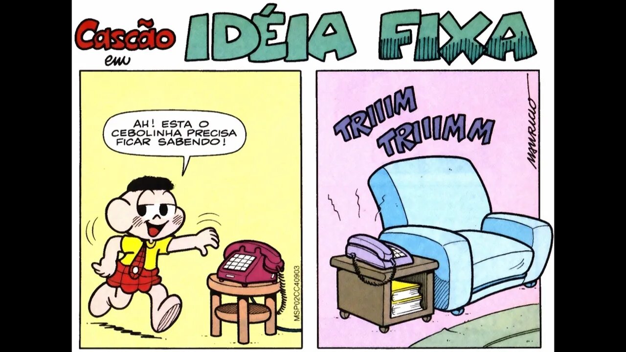 Cascão em-Idéia fixa | Gibis do Rapha 2