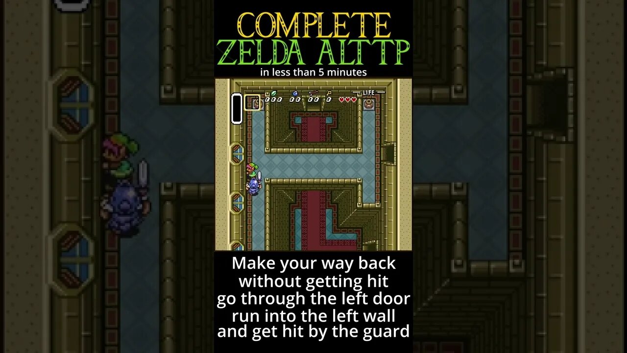 How to Complete Legend of Zelda: A Link To The Past in under 5 minutes