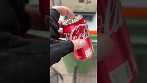 How Cyclists open a can of COKE! #Shorts