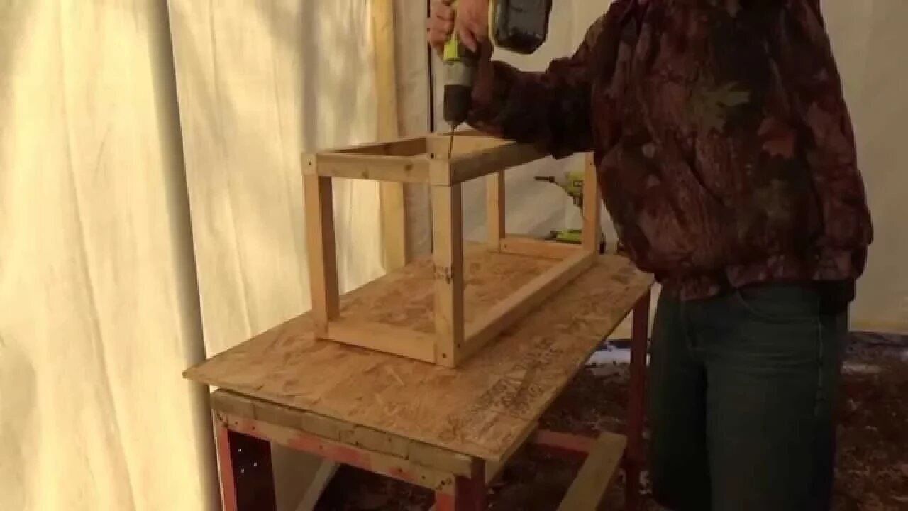 Installing Shelving Under Tiny House Kitchen Counter