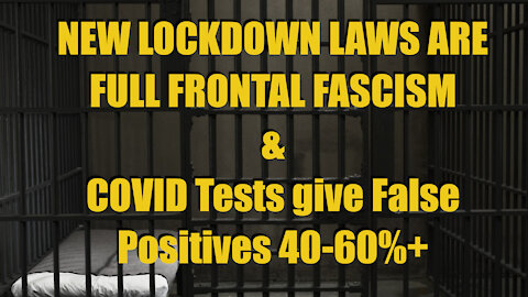 Lockdown Laws are Full Frontal Fascism & COVID Tests Given False Positives