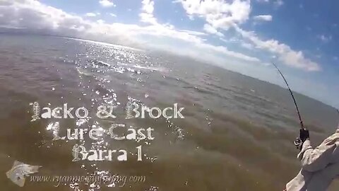 FF jacko and brock lure casting big barra at Hinchinbrook