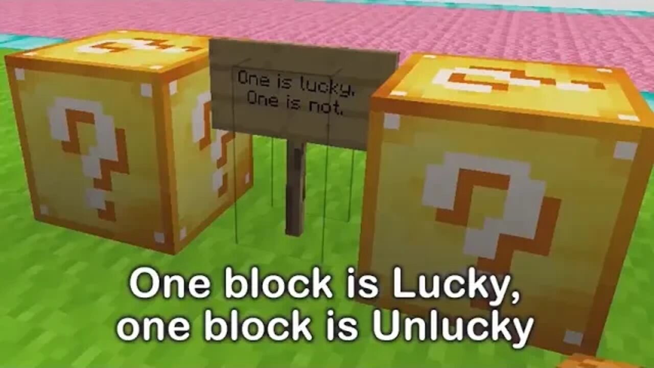 Playing A LUCKY BLOCK RACE in Minecraft %%%% 17