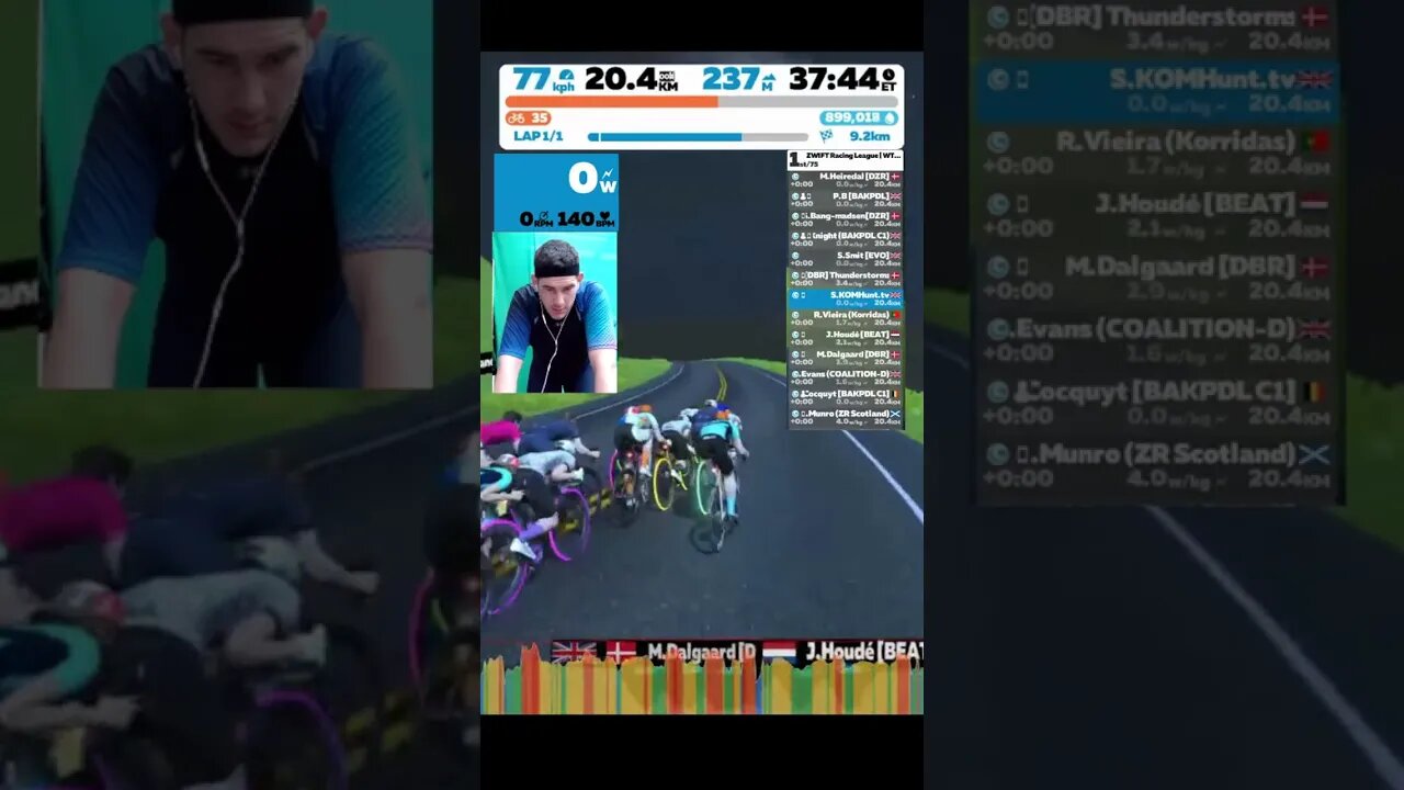 150bpm DROPPED TO ___ bpm During ZWIFT RACE SUPERTUCK