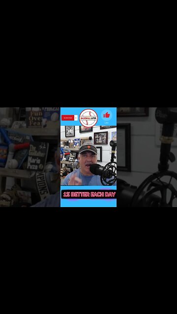 Focus on being 1% BETTER EACH DAY #shorts #baseball #motivation #youtubeshorts #motivationalshorts