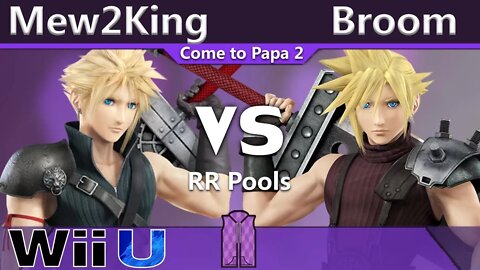 FOX|MVG|Mew2King (Cloud) vs. Broom (Cloud) - Wii U RR Pools - CTP2