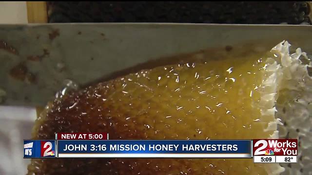 John 3:16 Mission honey harvesters to provide work skills