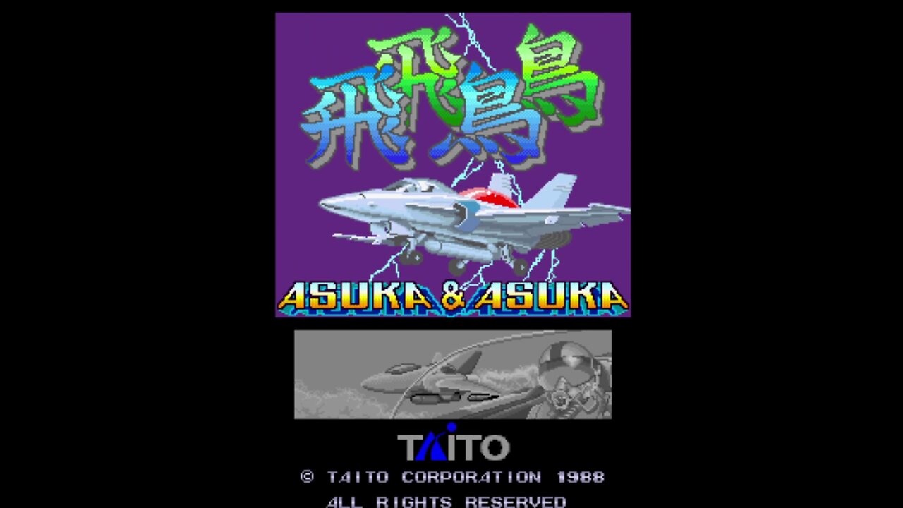 Asuka & Asuka Arcade Game, Taito 1988, playthrough