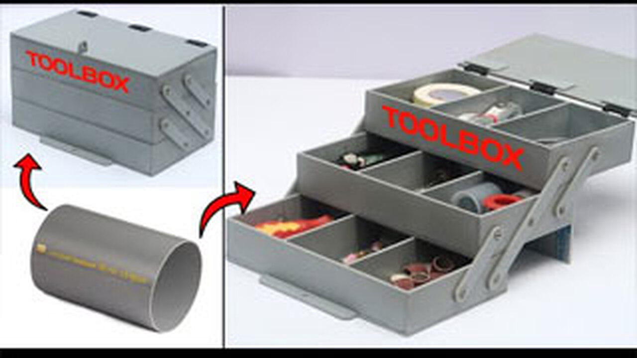 HOW TO MAKE A TOOL BOX USING PVC PIPE