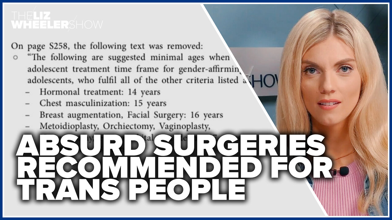 Absurd surgeries recommended for trans people