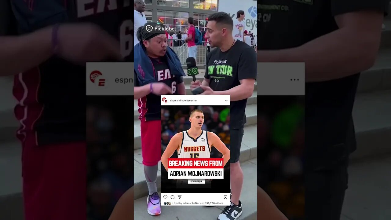 Nikola Jokić Fake News Ahead NBA Finals Game 3 #nba #basketball #nbafinals