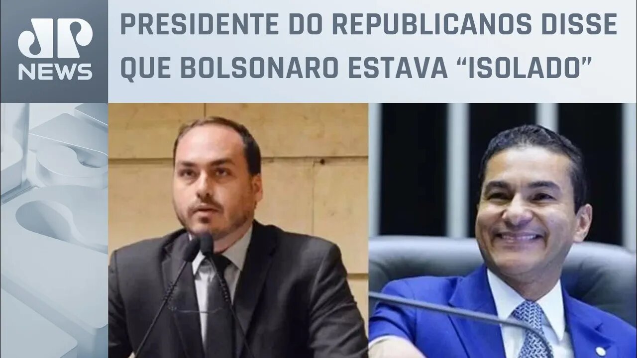 Carlos Bolsonaro ataca presidente do seu partido por criticar ex-presidente Jair Bolsonaro