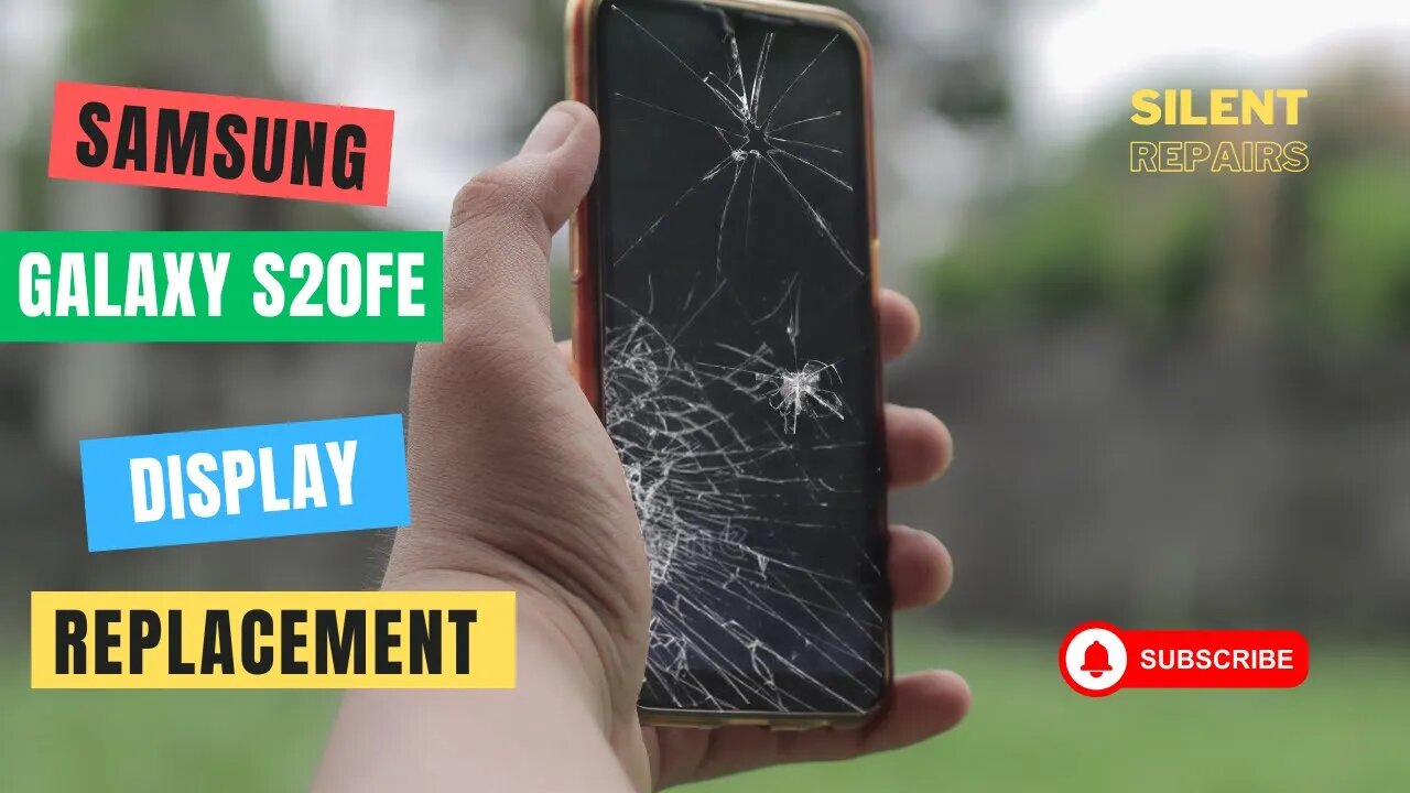 Samsung Galaxy S20 FE | Screen repair | Display replacement | repair video