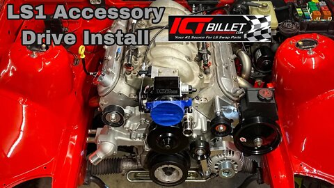 LS Swap Accessory Drive Install - ICT Billet - E36 LS1 Swap Pt 11