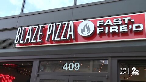 Blaze Pizza in Towson is open, offering build-your-own fire cooked pizza