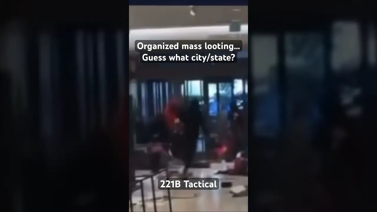 Why do you think this is being allowed? #looting #shoplifting #police #insanity #viral