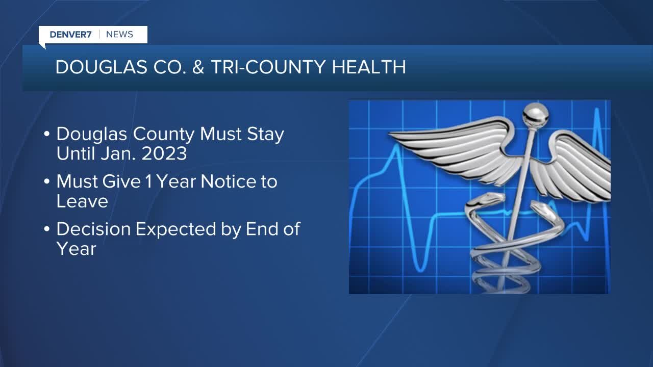 Douglas County working to leave Tri-County Health