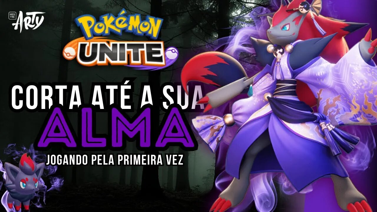 NADA O DETÊM! GAMEPLAY COM ZOROARK PELA PRIMEIRA VEZ! Pokémon Unite Nintendo Switch e Mobile