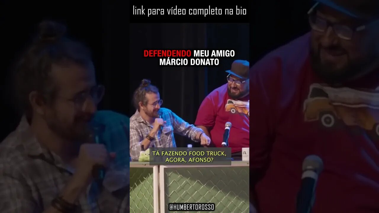 DEFENDENDO O MÁRCIO DONATO com Humberto Rosso #shorts