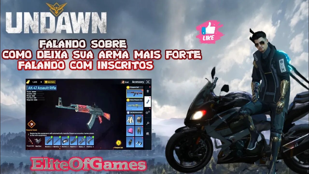 UNDAWN COMO DEIXASUA ARMA MAIS FORTE FALANDO COM INSCRITOS