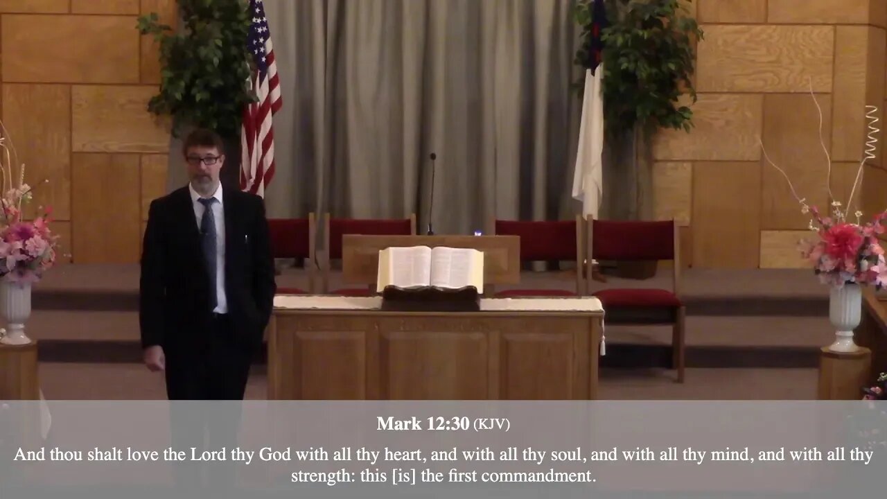 "After the Altar" (Mark 12:28-30) 1/22/23 AM