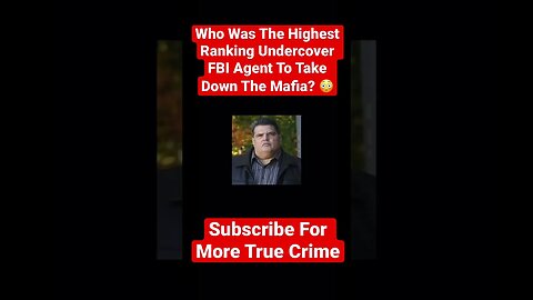 Who Was The Highest Ranking Undercover FBI Agent To Take Down The Mafia? 😳#joepistone #fbi #mafia