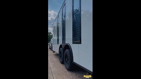 2023 - 8.5' x 20' Mobile Barbershop Trailer / Salon Trailer for Sale in Texas!